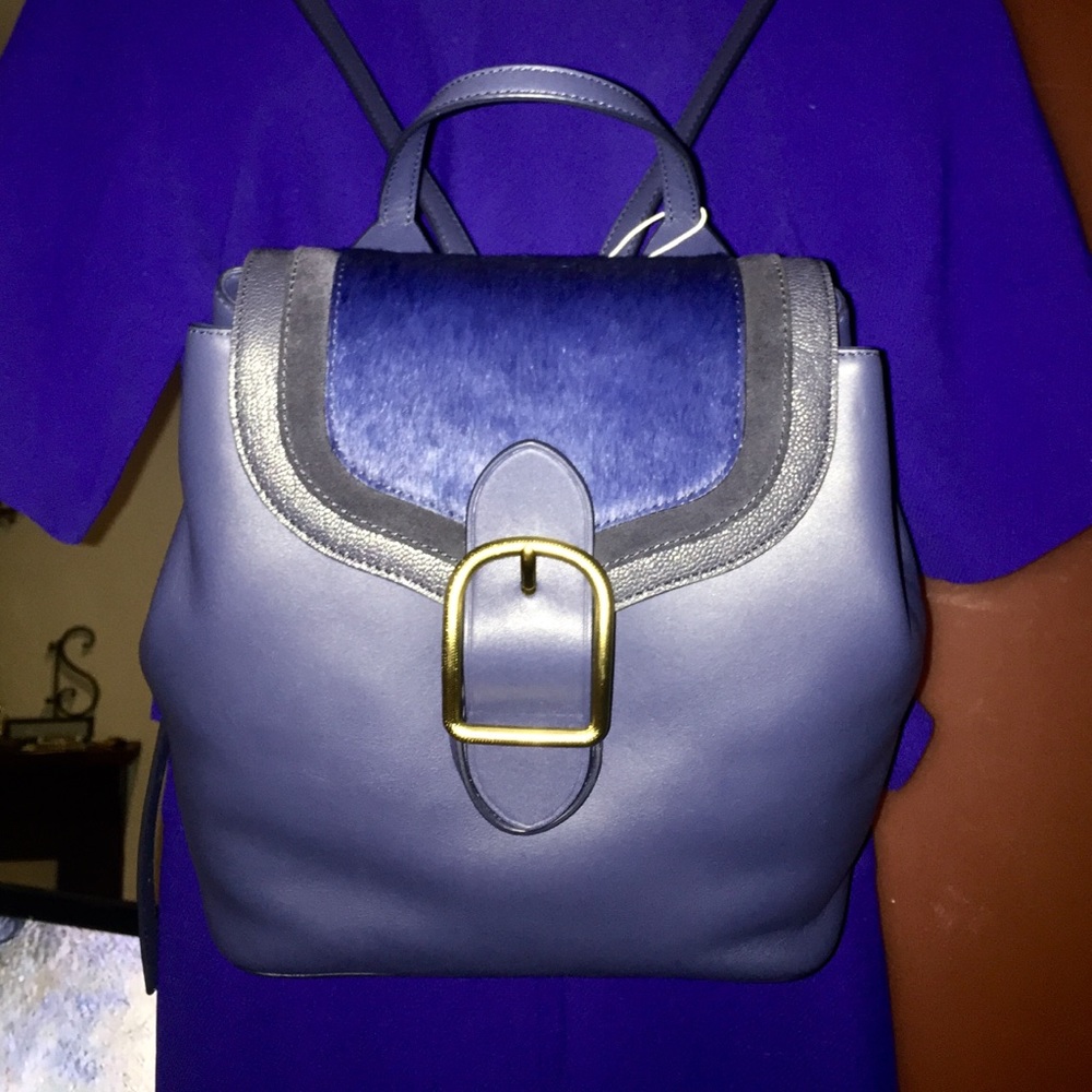 NWT Anne Klein pony hair backpack